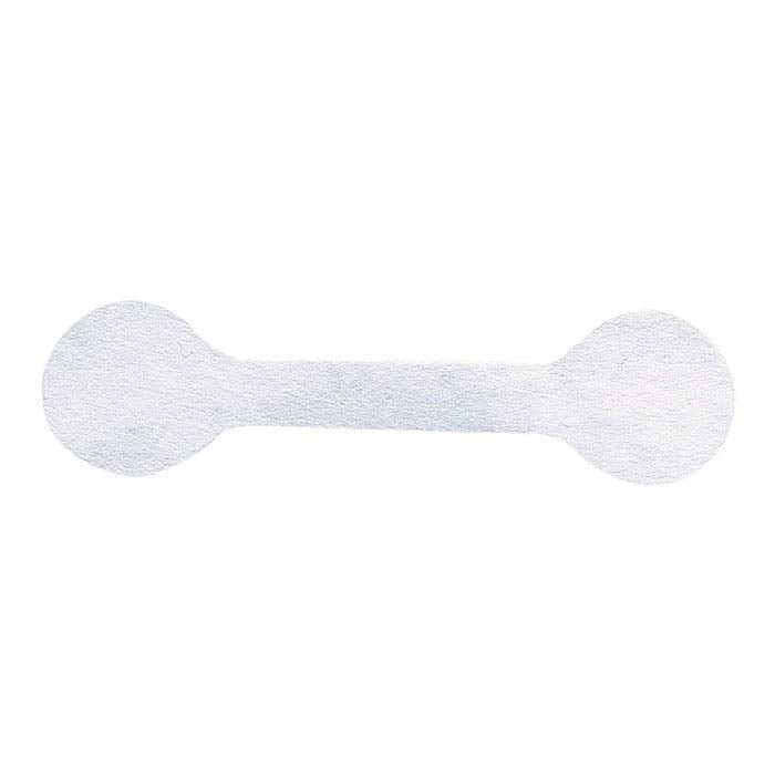 White Round Tear-Proof Paper Adhesive Ring Tag