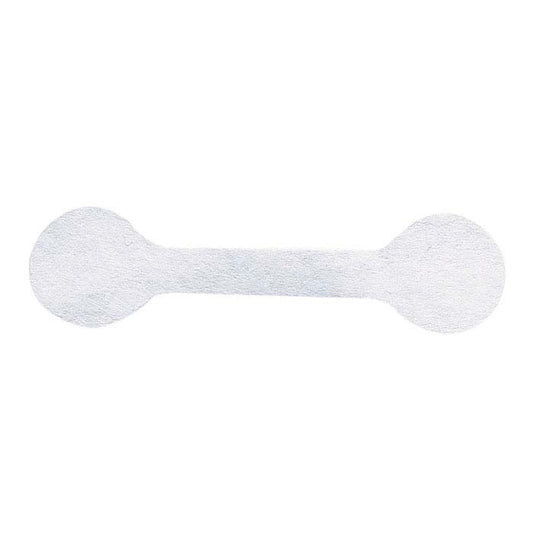 White Round Tear-Proof Paper Adhesive Ring Tag
