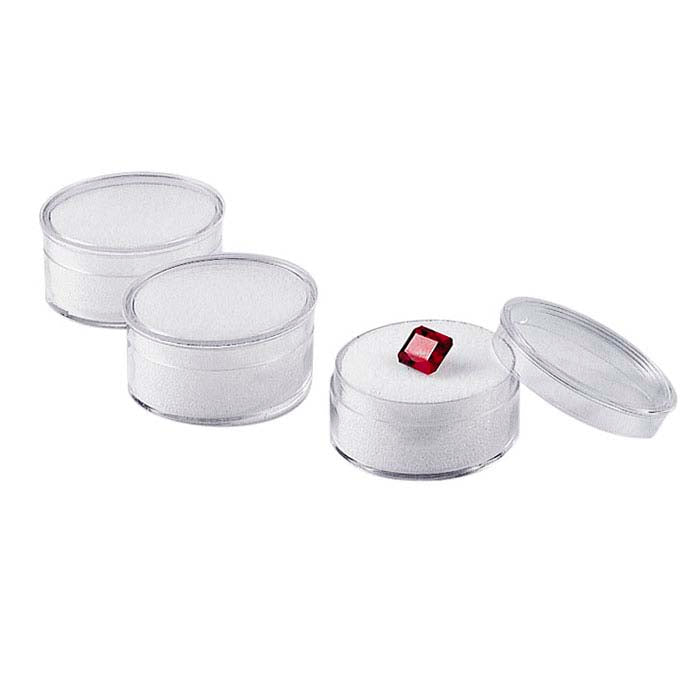 Transparante Acryl Ronde Edelsteenpot