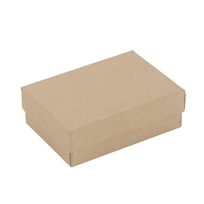 Kraft Recycled-Paper Gift Box with Black Insert