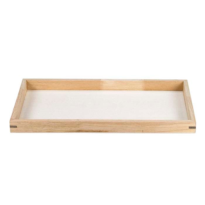 Natural Wood Stackable Full-Size Tray