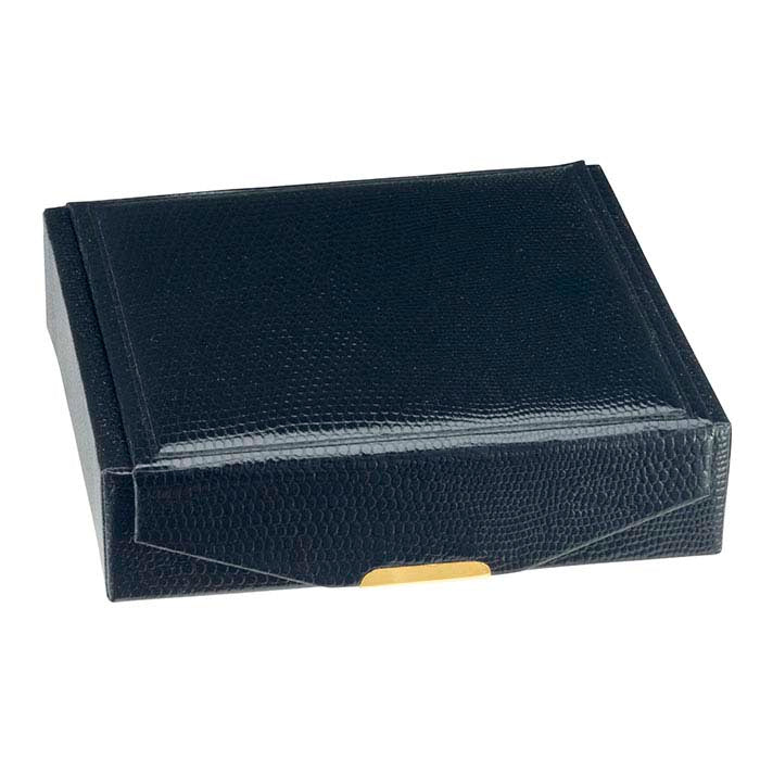 High Desert Black Faux Leather Pendant or Earring Gift Box