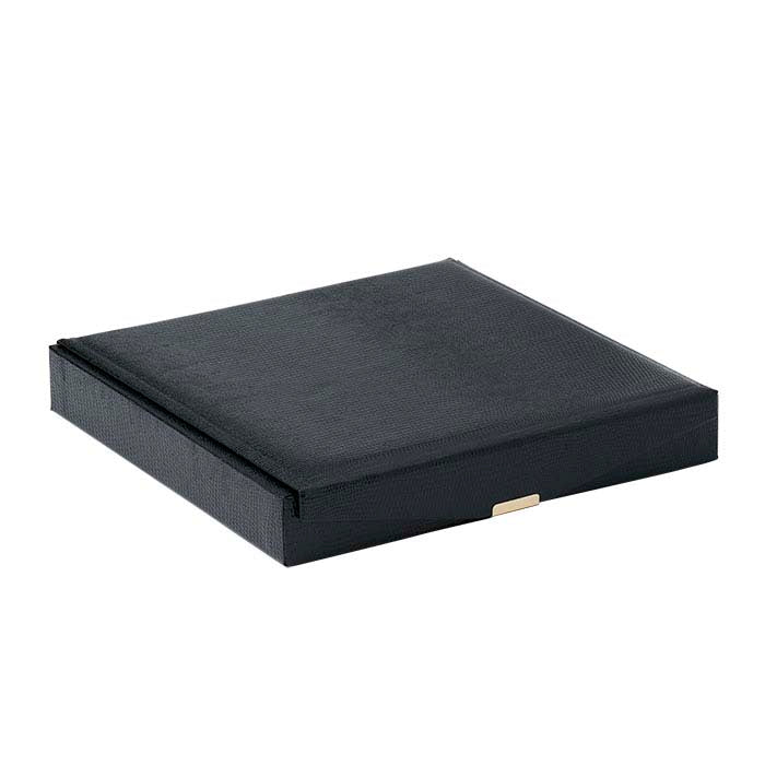 High Desert Black Faux Leather Necklace Gift Box