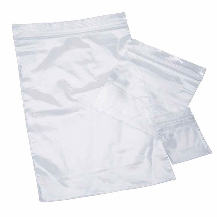 4-mil Clear Plastic Zip Bag