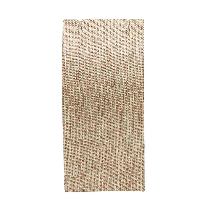 Kurvet halskjedeutstilling i jute