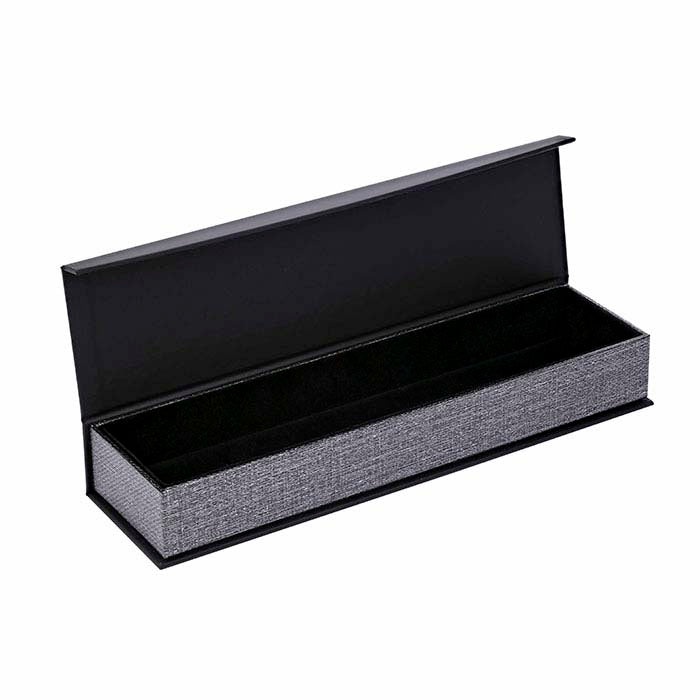 "Silver Night" Metallic & Black Bracelet Gift Box