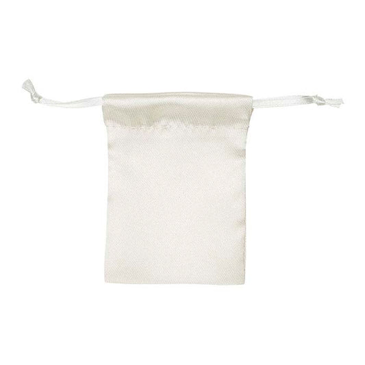 French Vanilla Satin-Weave Nylon 63.5mm x 88.9mm Pouch