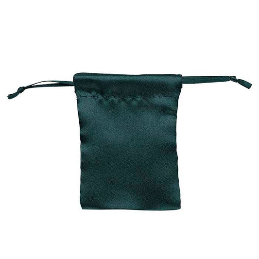 Emerald Satin-Weave Nylon 63.5mm x 88.9mm Pouch