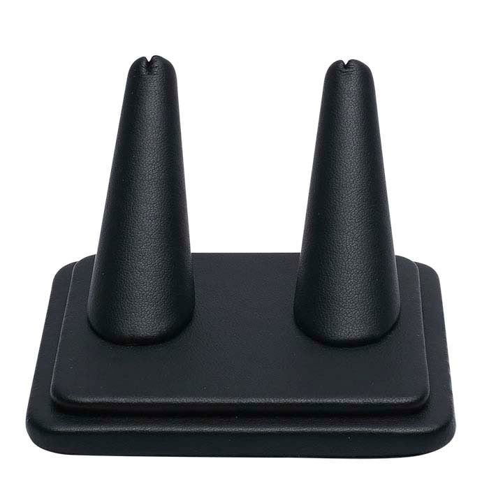 Black Vienna™ kunstlær Pretty Fingers™ to-rings display