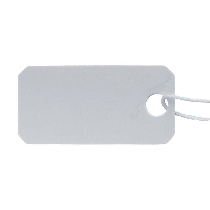 White Plastic String Tag