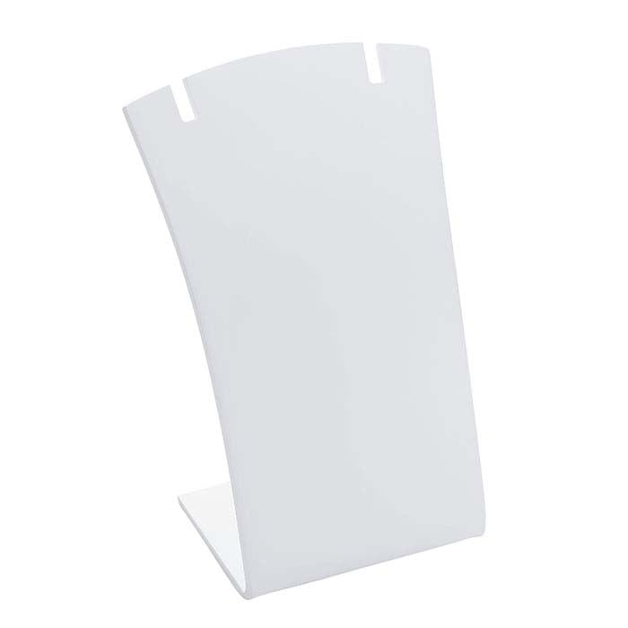Matte White Acrylic Pendant or Earring Display