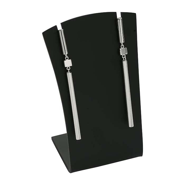 Matte Black Acrylic Pendant or Earring Display