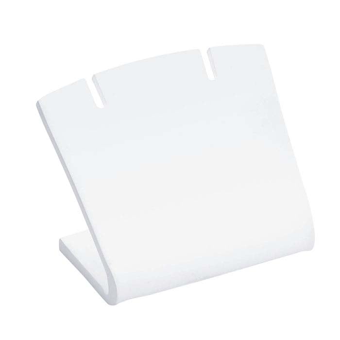 Matte White Acrylic Pendant or Earring Display