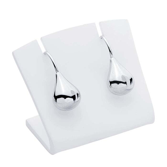 Matte White Acrylic Pendant or Earring Display
