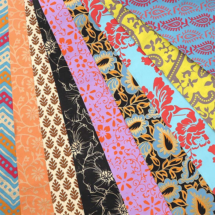 Cotton Gift Wrapping Sheet Assortment