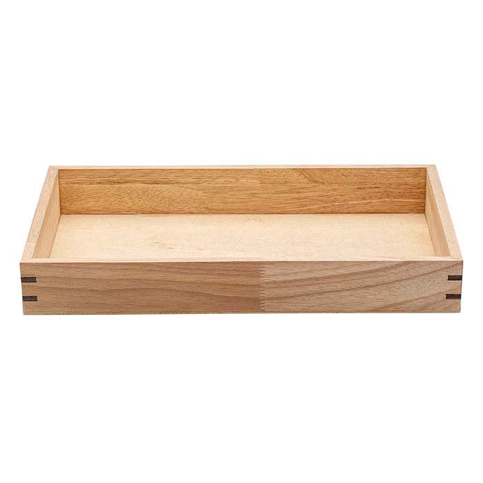 Natural Wood Stackable Full-Size Tray