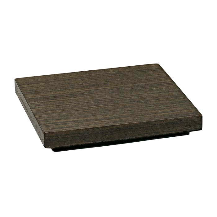 Paper-Covered 101.6mm x 101.6mm "Ebony" Textured Riser