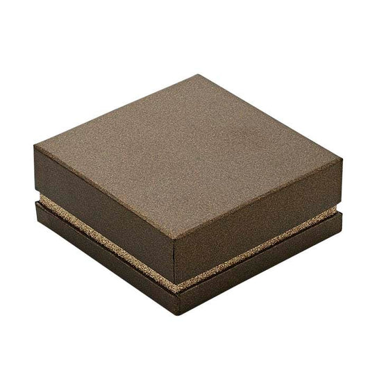 Scatola Regalo per Ciondolo o Orecchino di Colore Bronzo