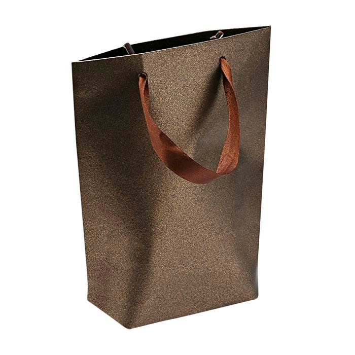 Bolsa de papel color bronce