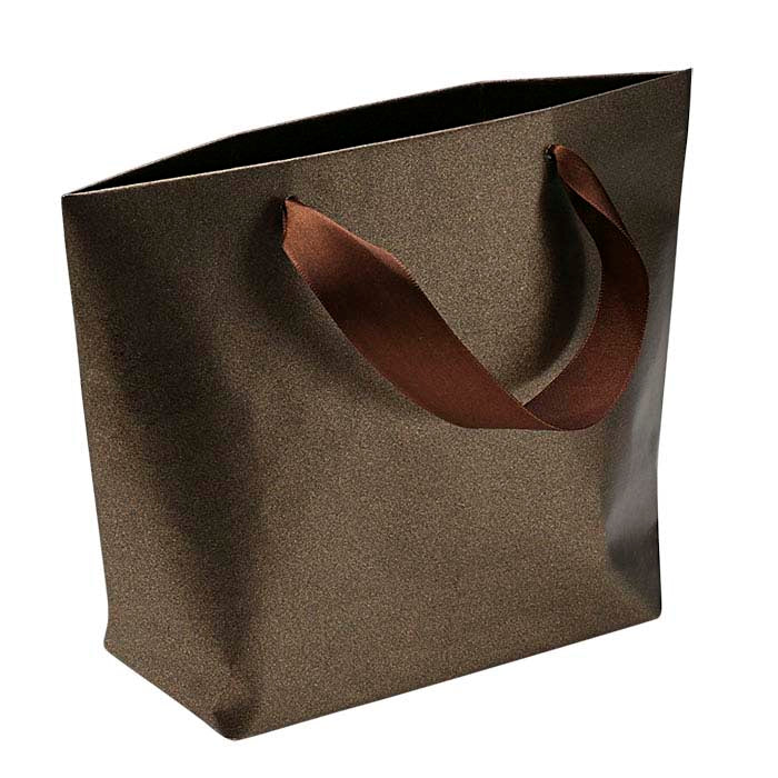 Bolsa de papel color bronce