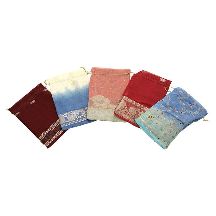 Up-Cycled Eco-Friendly 101.6mm x 152.4mm Pouch
