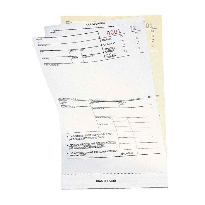 Trak-It Ticket®, #0501-#1000