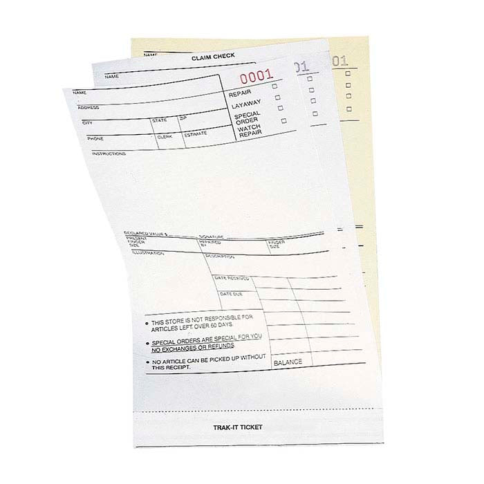 Trak-It Ticket®, #1001-#1500