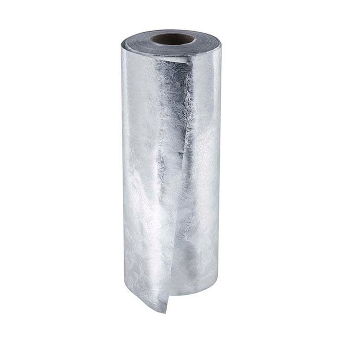 Silver Swirl Embossed Foil Gift Wrapping Paper