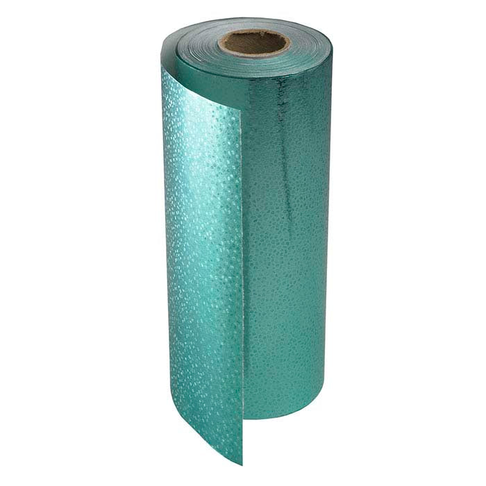 Sea Green Mosaic Embossed Foil Gift Wrapping Paper
