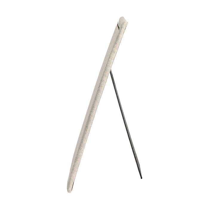 Espositore a cavalletto per collane in lino naturale