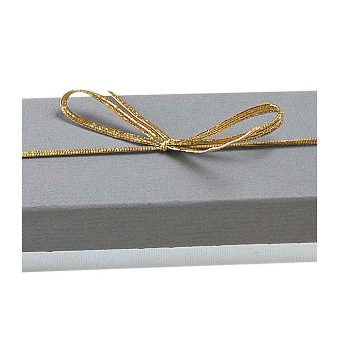 Gold Stretch Loop With Flat Braided Bow