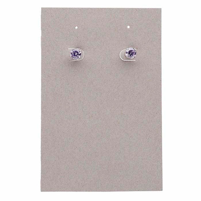 Concrete Vertical Pierced or Clip Earring Card