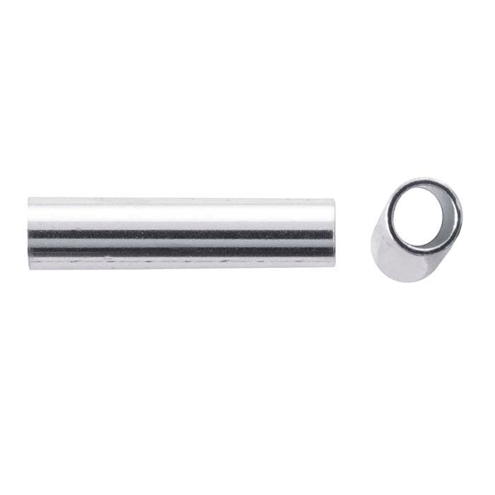Sterling Silver 10 x 1.5mm Tube Bead