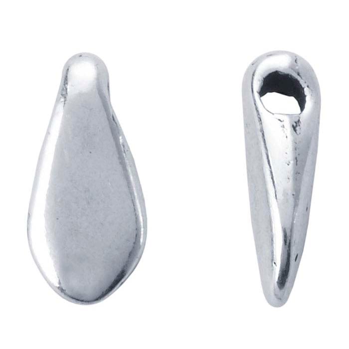 Sterling Silver 8.1 x 1.8mm Teardrop Bead