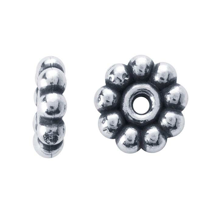 Sterling Silver 5.1 x 1.6mm Bali-Style Bead