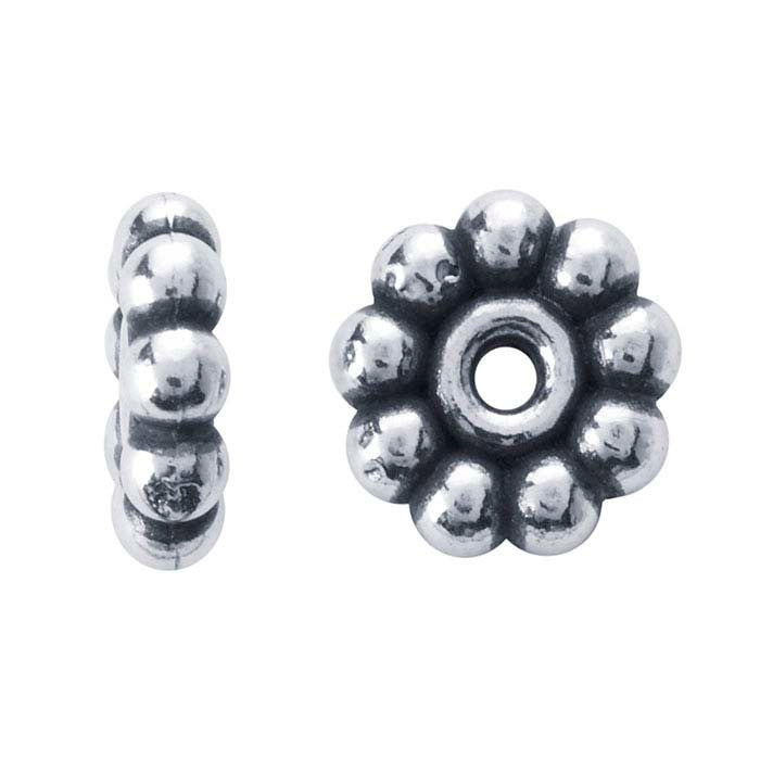 Sterling Silver 5.75 x 1.8mm Bali-Style Bead