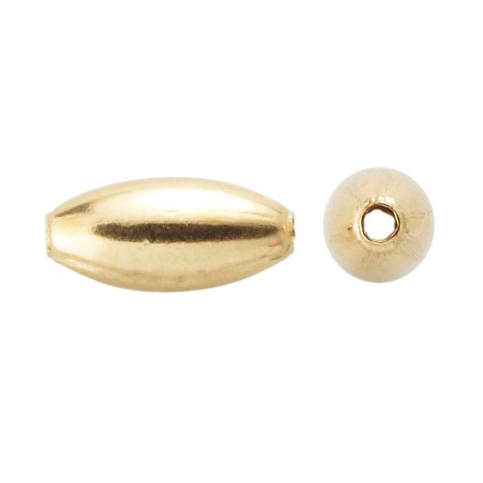 12/20 Yellow Gold-Filled 5 x 3mm Oval Bead