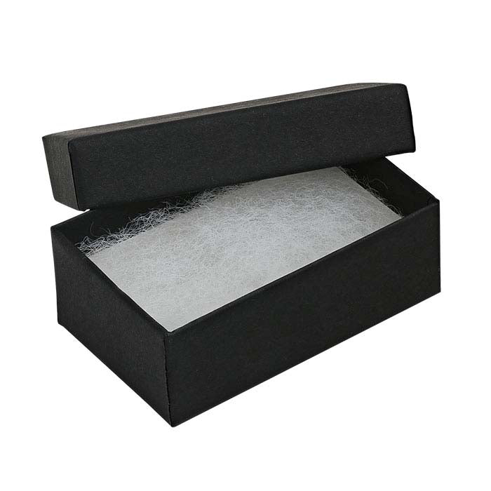 Matte Black Recycled-Paper 63.5mm x 38.1mm x 22.22mm Gift Box