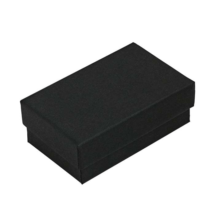 Matte Black Recycled-Paper 63.5mm x 38.1mm x 22.22mm Gift Box