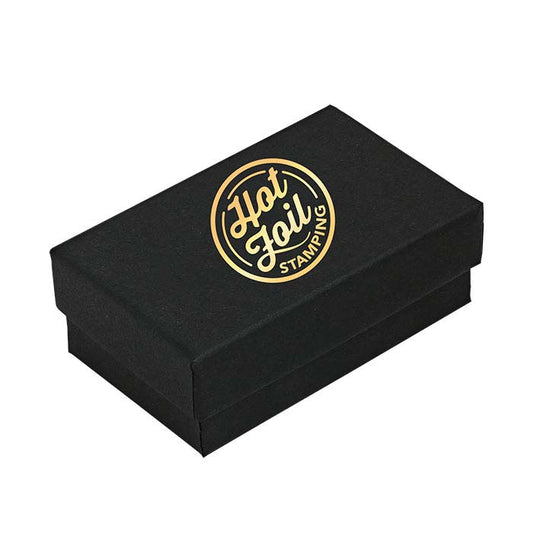 Matte Black Recycled-Paper 63.5mm x 38.1mm x 22.22mm Gift Box