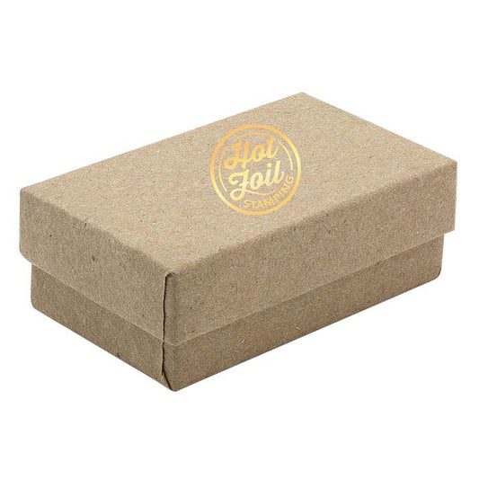 Kraft Recycled-Paper 63.5mm x 38.1mm x 22.22mm Gift Box