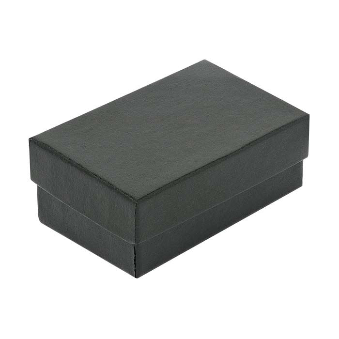 Black Satin Paper-Covered 63.5mm x 38.1mm x 22.22mm Gift Box