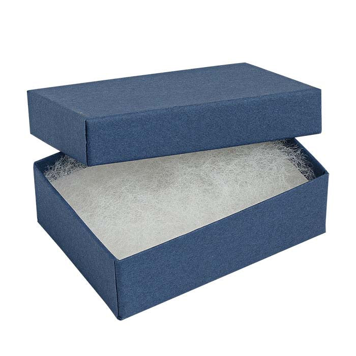 Navy Blue Recycled-Paper 77.79mm x 53.97mm x 25.4mm Gift Box