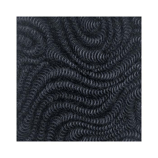 Scatola Regalo in Carta Riciclata Nera con Motivo a Vortice 88,9mm x 88,9mm x 25,4mm