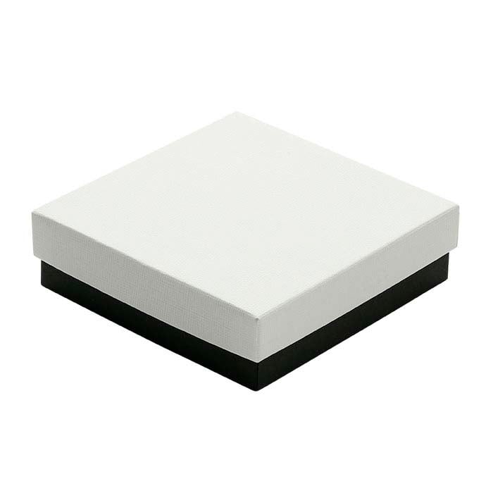 Black & White Paper-Covered Gift Box