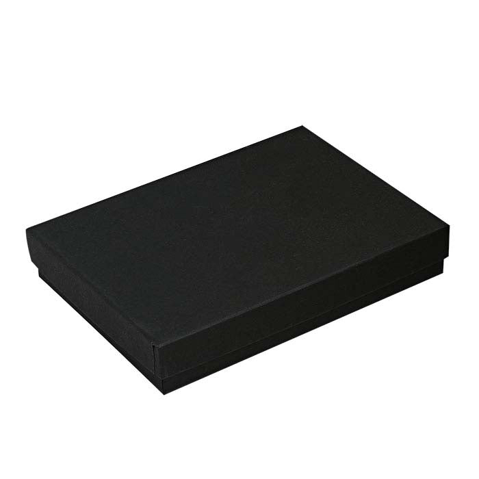 Matte Black Recycled-Paper 133.35mm x 95.25mm x 22.22mm Gift Box