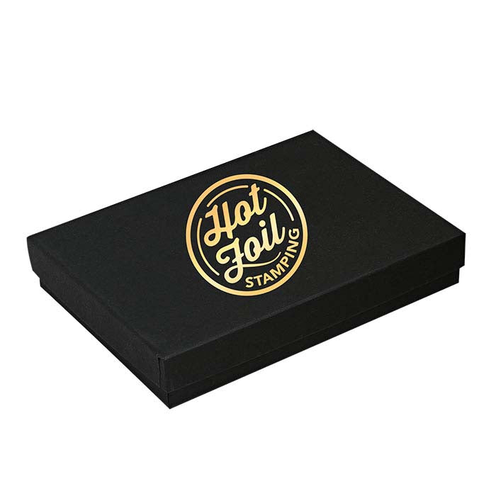 Matte Black Recycled-Paper 133.35mm x 95.25mm x 22.22mm Gift Box