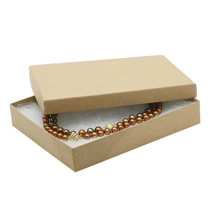 Kraft gerecyclede papier 152,4 mm x 127,0 mm x 25,4 mm geschenkdoos