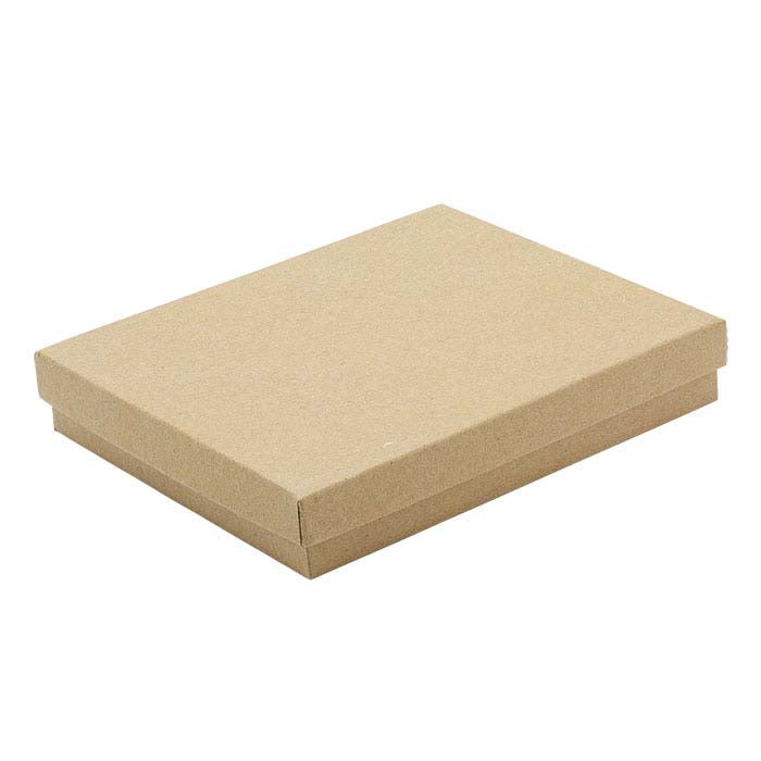 Kraft gerecyclede papier 152,4 mm x 127,0 mm x 25,4 mm geschenkdoos