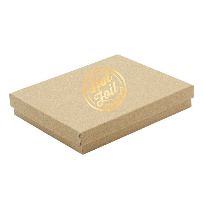 Kraft gerecyclede papier 152,4 mm x 127,0 mm x 25,4 mm geschenkdoos